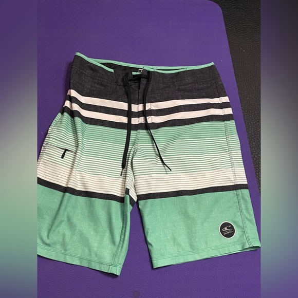 Rip Curl Men's Green and Black Swim board Shorts size 31‎ - Picture 2 of 9
